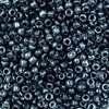 Kašasta perla, jednobojna, 2 mm - hematit