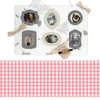 Foto kartica, A4 - mini pileće nogice - roza