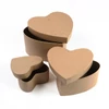 Paper mache box set - srce, 3 kom