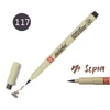 Sakura Pigma Brush kist filc- sepia