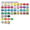 Talens Amsterdam akrilni flomaster, L - 270, azo yellow deep