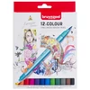 Bruynzeel Fineliner Brush pen dvostrani set flomastera - 12 kom