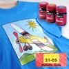 Deka Perm Metalik metalik boja za tkanine 25 ml - 05 žuta
