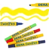 Deka TwinPen dvostrani tekstilni flomaster - 05 žuti