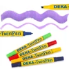 Slika 1/4 - Deka TwinPen dvostrani filc vrh - 37 ametist