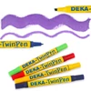 Deka TwinPen dvostrani tekstilni flomaster - 39 viola