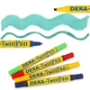 Slika 1/4 - Deka TwinPen dvostrani filc vrh - 58 tirkiz