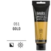 Slika 3/4 - Liquitex Basics akrilna boja, 118 ml - 051, gold