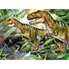 Set za bojanje s brojevima, akrilna boja+kist, 29x39 cm - Dinosauri