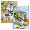Set za bojanje s brojevima, akrilna boja+kist, 22x30 cm - Tigar