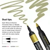 Slika 2/4 - ProMarker dvostrani alkoholni flomaster - észlet - 6 db, metallic