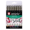 Sakura Pigma Brush kist set od filca, 9 kom