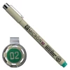 Olovka za tehničko crtanje Sakura Pigma Micron 02, 0,3 mm - zelena