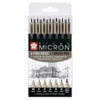 Sakura Pigma Micron set olovki za tehničko crtanje - 6+1 kom
