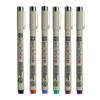 Sakura Pigma Micron 01 set olovki za tehničko crtanje - 6 kom, osnovne boje