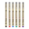 Sakura Pigma Micron 05 set olovki za tehničko crtanje - 6 kom, osnovne boje