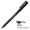 Sakura Pigma Sensei 10 flomastera, crni - 1 mm