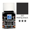 Vitrail boja za staklo na bazi smole, 50 ml - crna