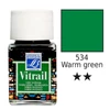 Vitrail boja za staklo na bazi smole, 50 ml - toplo zelena