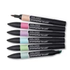Promarker Brush dvostrani set alkoholnih kistova od filca - 6 kom, pastelni tonovi