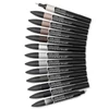 Promarker Brush dvostrani set alkoholnih kistova od filca - 12+1 kom, neutralni tonovi