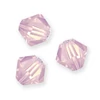 Preciosa konusna ogrlica od kristalnih perli, 4 mm - Rose Opal