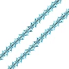 reciosa konusna ogrlica od kristalnih perli, 4 mm - Aqua Bohemica