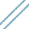 Preciosa ogrlica od kristalnih perli, 4 mm - Aqua