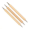 Set alata za utiskivanje papira, urezivanje, točkanje, s drvenom ručkom - glava 1-3 mm
