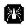 Tattoo šablona, samoljepljiva šablona - Spider 01