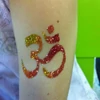 Tattoo šablona, samoljepljiva šablona - OM (aum) 01