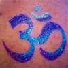 Tattoo šablona, samoljepljiva šablona - OM (aum) 01