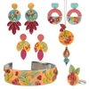 Fimo Soft set pečena glina, 4x25 g - Sheet design, Slab Design