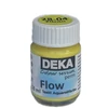 Boja za tkaninu Deka PermFlow s efektom akvarelnih boja - 04 limun žuta