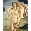 Slika 1/6 - Set za bojanje s brojevima, na rastegnutom platnu, 40x50 cm - Botticelli: Rođenje Venere