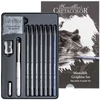 Slika 4/5 - Cretacolor Monolith Graphite Set grafit rajzkészlet, 11 db-os, fémdobozos