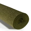 Slika 1/5 - Cvjetni krep papir, 180 g, 50x250 cm - 17A8 tamno maslinasto zelena