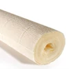Slika 1/5 - Cvjetni krep papir, 180 g, 50x250 cm - 603 prljavo bijeli