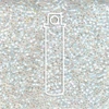 Miyuki Delica japanska staklena perla 11/0 - White Opal AB