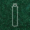 Miyuki Delica japanska staklena perla 11/0 - Silver Lined Emerald Dyed