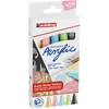 edding 5100 set akrilnih markera (flomastera), M (2-3 mm) - 5 kom, pastel
