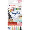 edding 5100 set akrilnih markera (flomastera), M (2-3 mm) - 5 kom, pastel