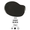 Liquitex Basics akrilna boja, 22 ml - 244, ivory black