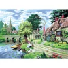 Set bojanja s brojevima, akrilna boja+kist, 29x39 cm - Hranjenje patke