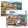 Set za bojanje s brojevima, akrilna boja+kist, 29x39 cm - Gradska plaža