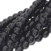 Ogrlica od čeških staklenih tekla perli, 4 mm, 120 kom - Black