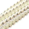 Ogrlica od čeških staklenih tekla perli, 4 mm, 120 kom - White