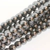 Ogrlica od čeških staklenih tekla perli, 4 mm, 120 kom - Silver