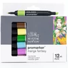 ProMarker dvostrani alkoholni flomaster - észlet - 12+1 db, Manga Fantasy