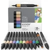 ProMarker dvostrani alkoholni flomaster - észlet - 12+1 db, Manga Set 1